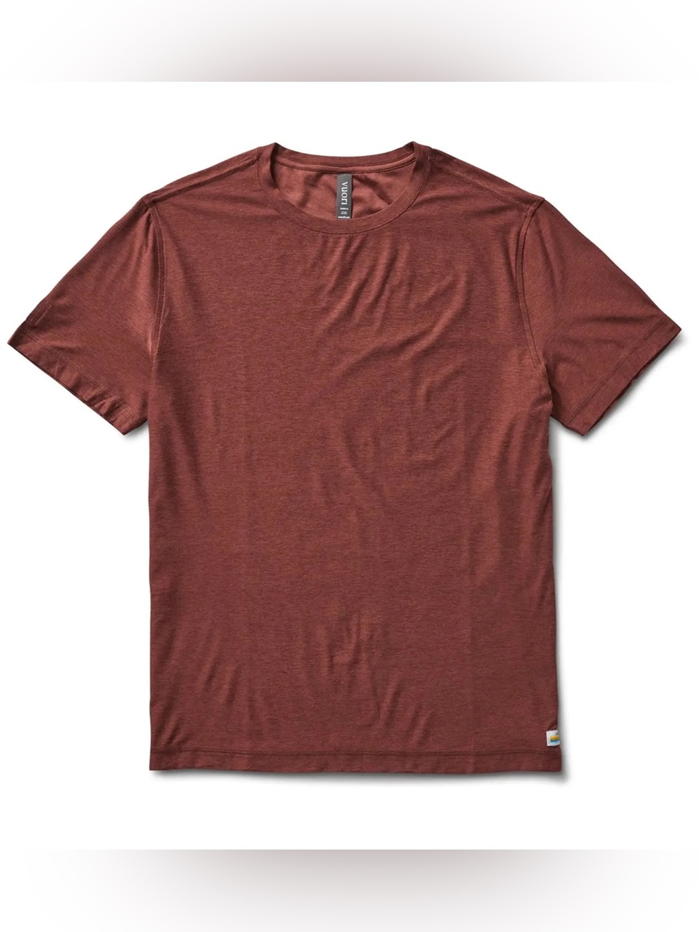 Vuori Strato Tech Tee Cedar Heather Men’s Small